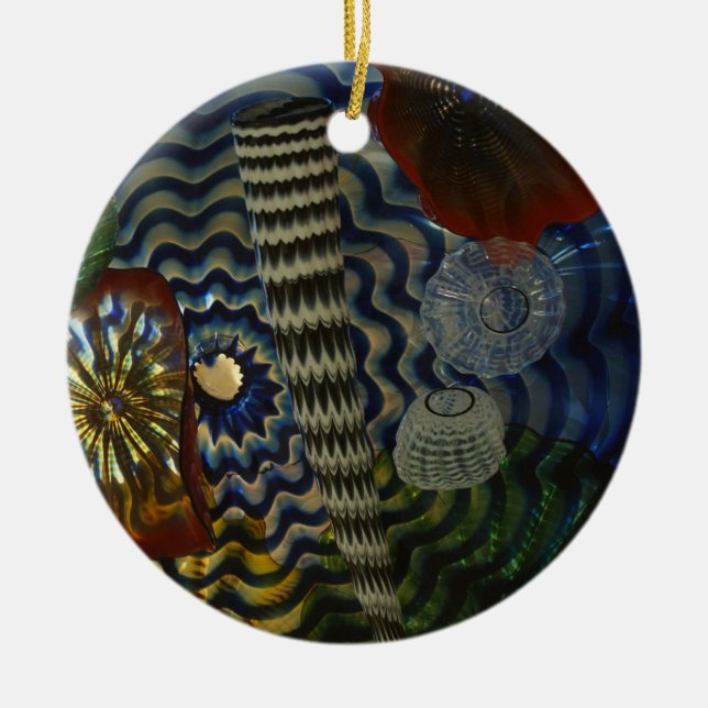 Creative Glass Blowing Ceramic Tree Decoration (Front)