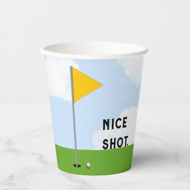 Creative Golf Party Paper Cups (Front)