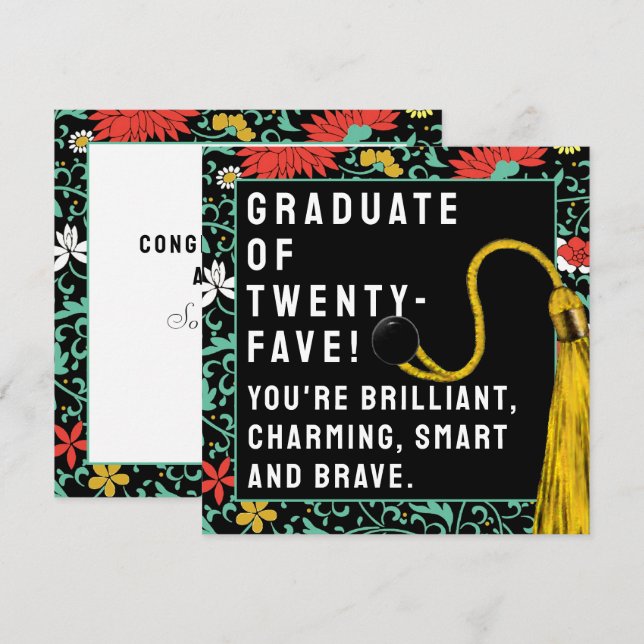 Creative Graduation 2024 Card (Front/Back)