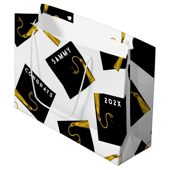 Creative Graduation 2025 Large Gift Bag (Front Angled)