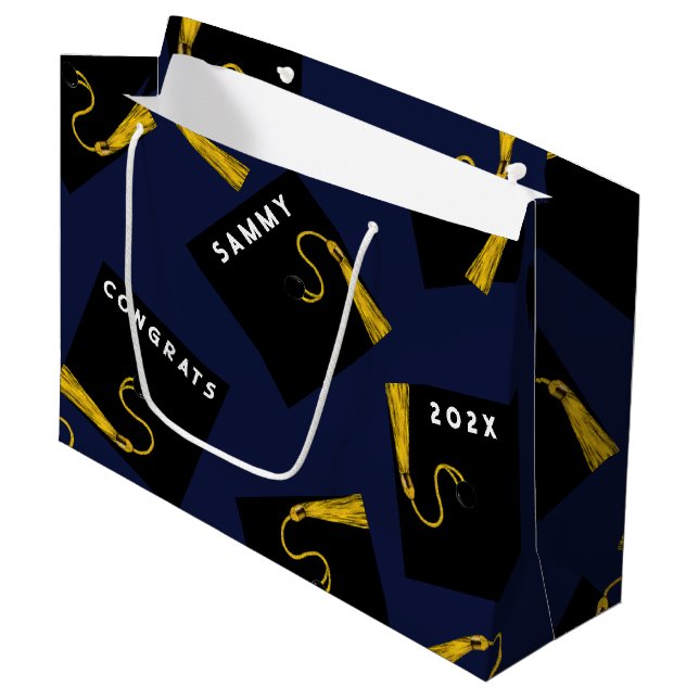 Creative Graduation 2025 Large Gift Bag (Front Angled)