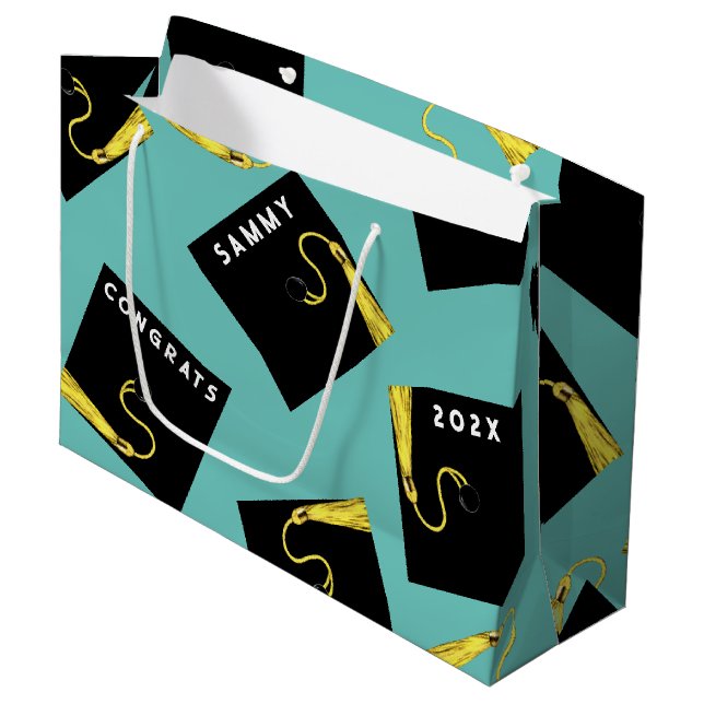 Creative Graduation 2025 Large Gift Bag (Front Angled)