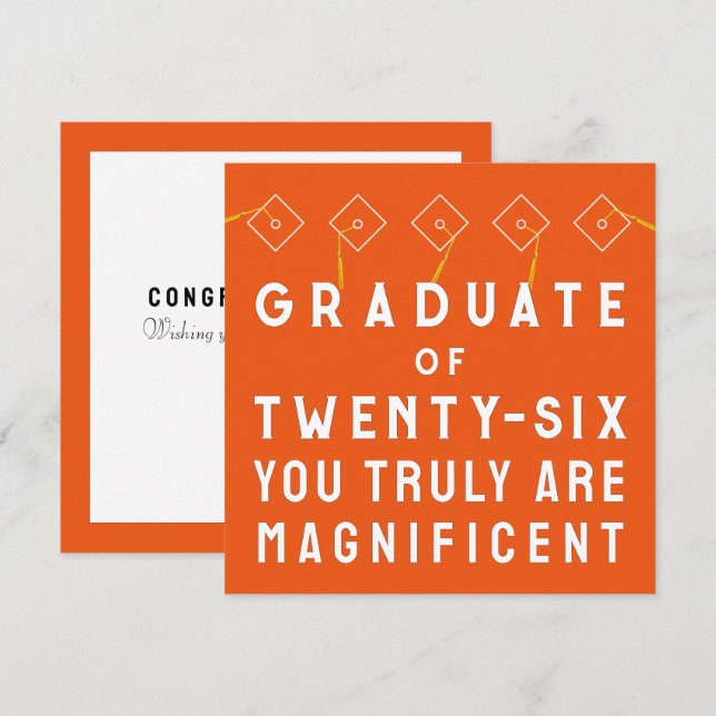 Creative Graduation 2026 Card (Front/Back)