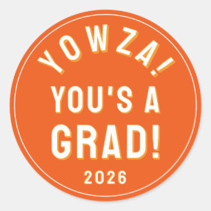 Creative Graduation 2026 Classic Round Sticker