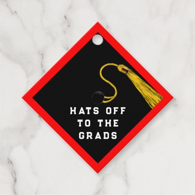 Creative Graduation Congrats Favour Tags (Front)