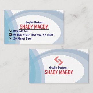 Creative Graphic Designer Business Card