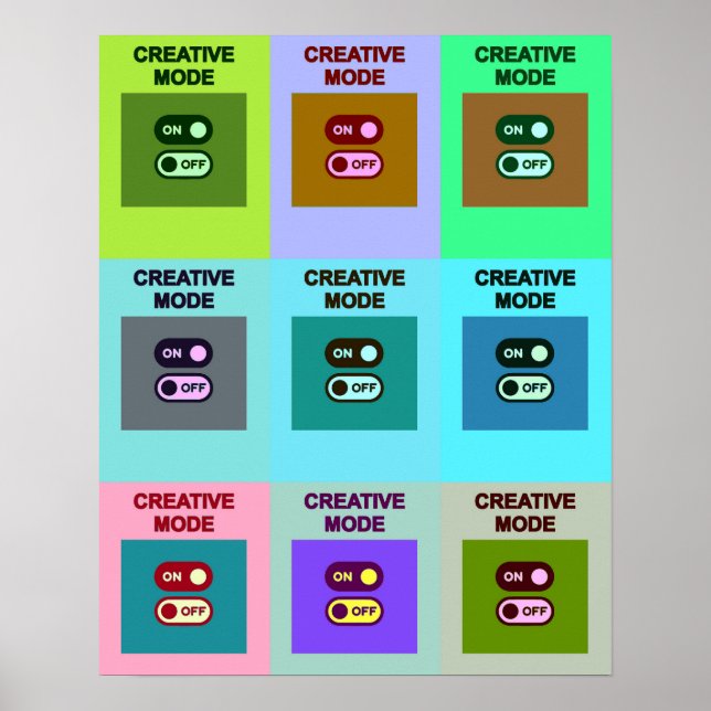 Creative Grid Toggles Poster (Front)