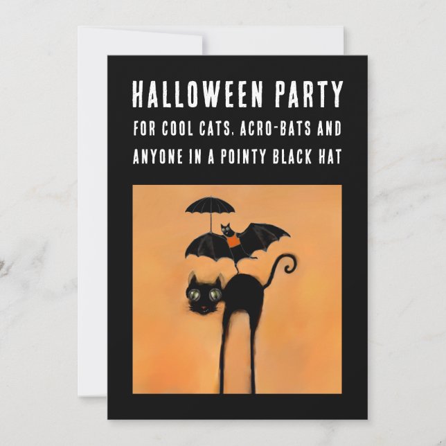 Creative Halloween Party Invitations (Front)