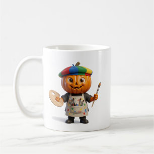 Creative Halloween Pumpkin Art Coffee Mug