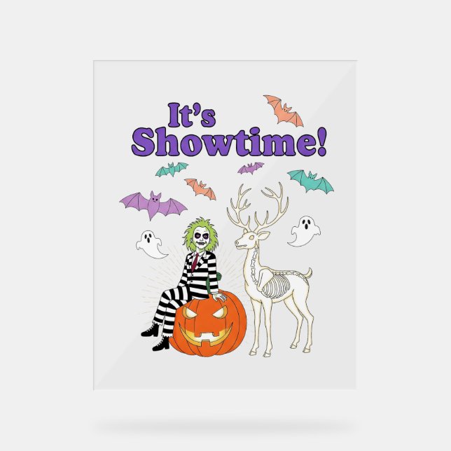 Creative Halloween Themed Acrylic Sign (Front)