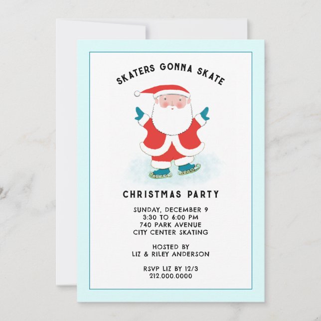 Creative Holiday Party Invitations (Front)