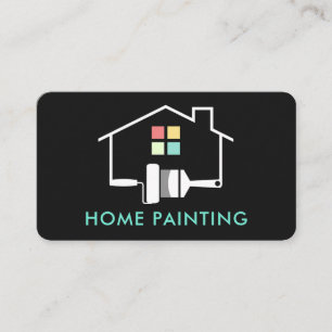Creative Home Brush Frame Painter Business Card