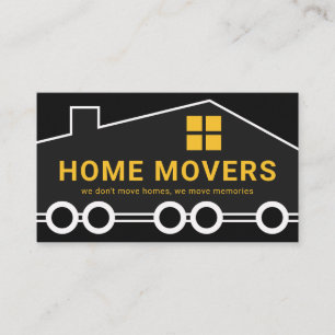 Creative Home On Wheels Moving #ZazzleMade Business Card