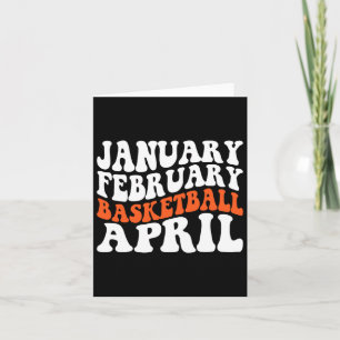 Creative January February Bysketbyll April Bysketb Card