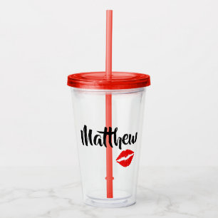 Creative Kisses Acrylic Tumbler