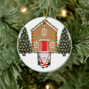 Creative Lacrosse Collectable Ceramic Tree Decoration