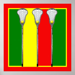 Creative Lacrosse Decor