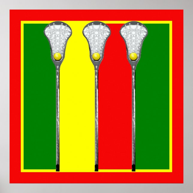 Creative Lacrosse Decor (Front)