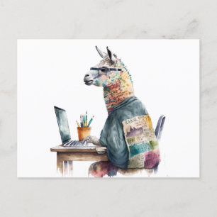 Creative Lama Postcard