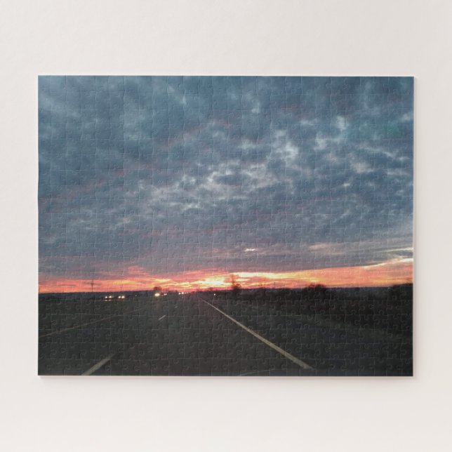 Creative landscape Clouds photo jigsaw puzzle (Horizontal)