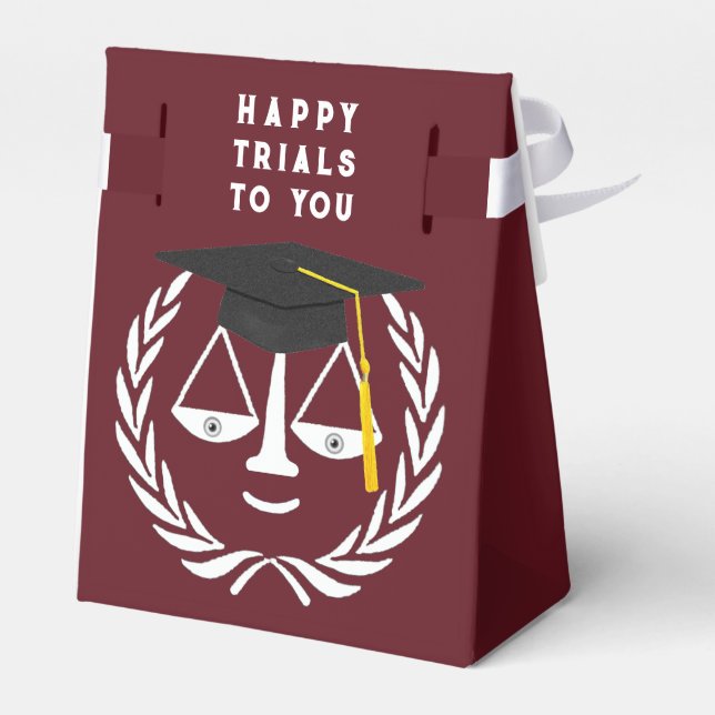Creative Law School Graduation Favour Box (Back Side)
