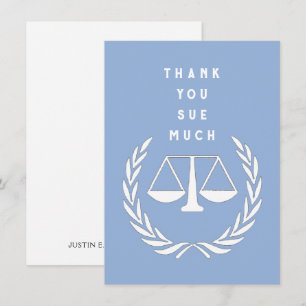 Creative Lawyer Thank You Card