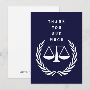 Creative Lawyer Thank You Card