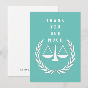 Creative Lawyer Thank You Card