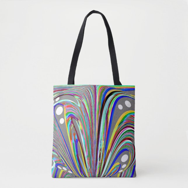 Creative lines tote bag (Front)