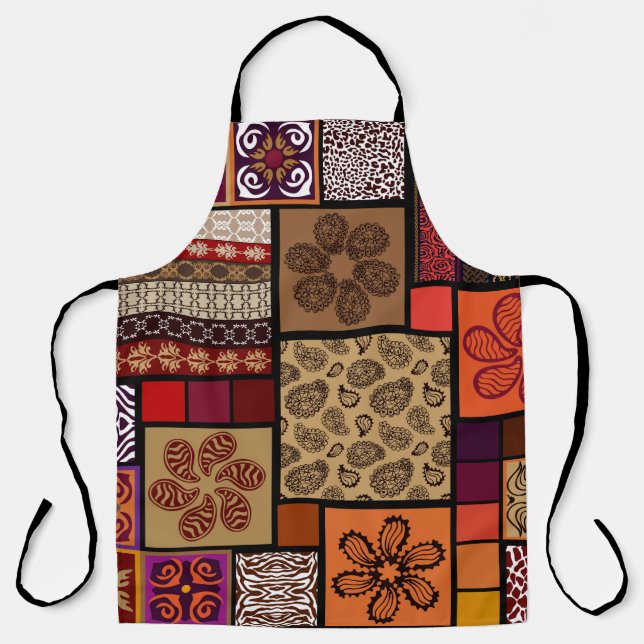 Creative mega set of seamless patterns inspired by apron (Front)
