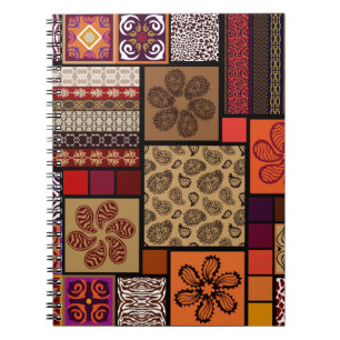 Creative mega set of seamless patterns inspired by notebook