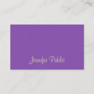 Creative Modern Elegant Colour Premium Thick Business Card