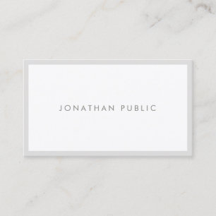 Creative Modern Elegant Minimalist Cute Trendy Business Card