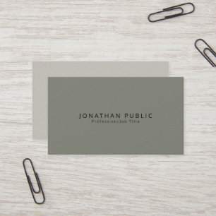 Creative Modern Elegant Pearl Finish Luxury Business Card