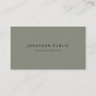 Creative Modern Elegant Premium Thick Luxury Top Business Card