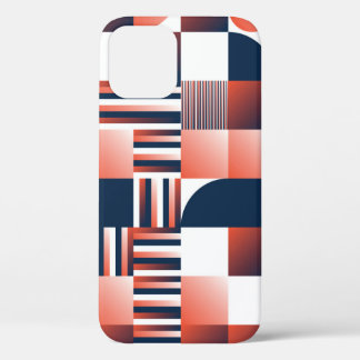 Creative Modern Geometrical Seamless Pattern iPhone 12 Case