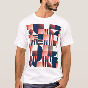 Creative Modern Geometrical Seamless Pattern T-Shirt