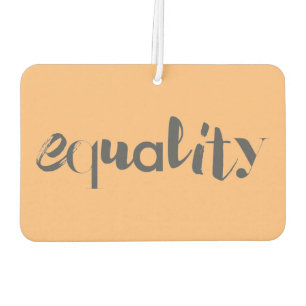 Creative, modern, playful, cool design of Equality Car Air Freshener