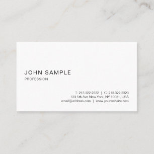 Creative Modern Professional Simple Template Business Card