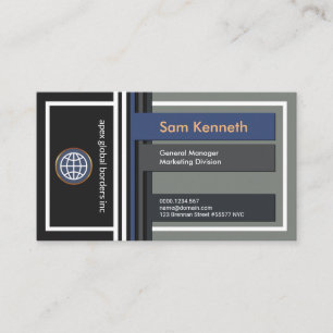 Creative Modern Signboard Placards Marketing Business Card