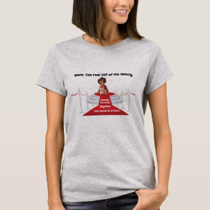 creative mothers day fun VIP snack mum T-Shirt