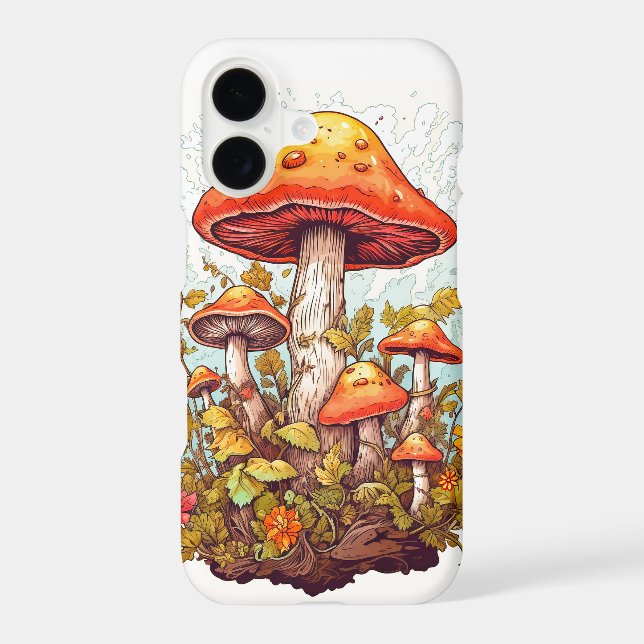 Creative Mushroom Forest Illustration (Back)