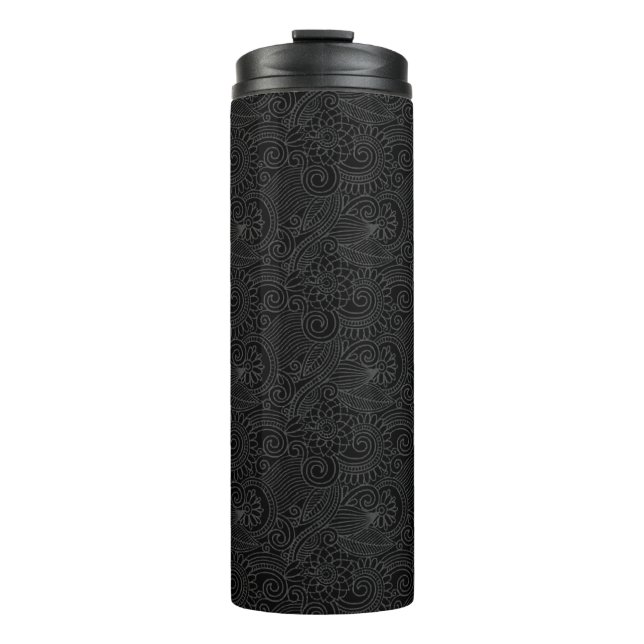 Creative Natural Black Thermal Tumbler (Front)