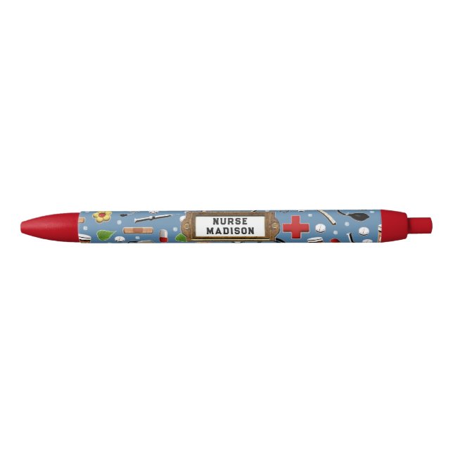 Creative Nurse Collectable Black Ink Pen (Front)