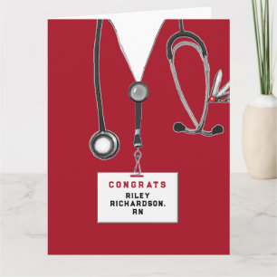Creative Nurse Graduation Card