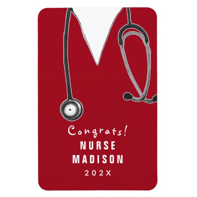 Creative Nurse Graduation Gift Card Magnet (Vertical)