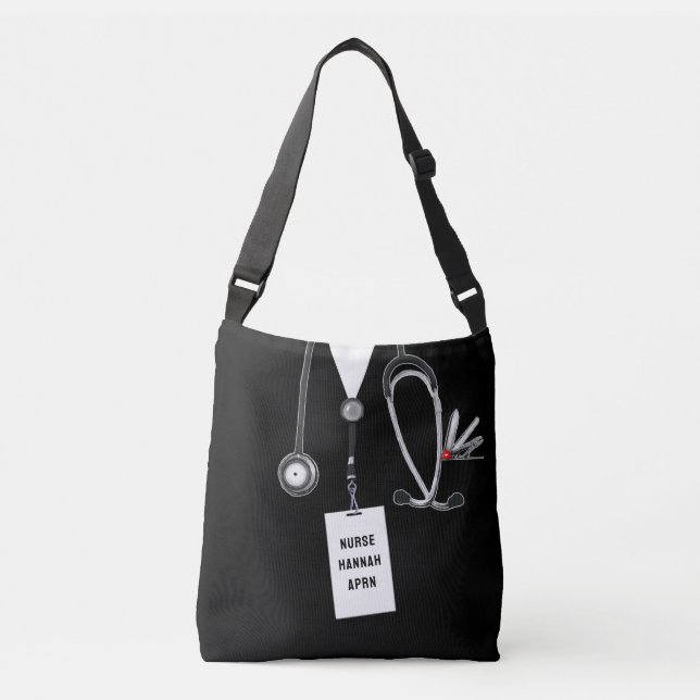 Creative Nurse Novelty Crossbody Bag (Front)