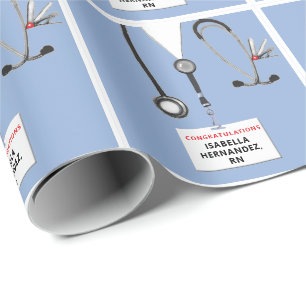 Creative Nursing School Grad Wrapping Paper
