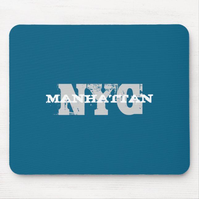 Creative Nyc Manhattan New York City Template  Mouse Mat (Front)