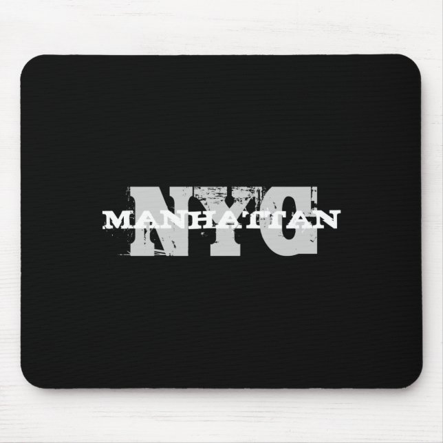 Creative Nyc Manhattan New York City Template  Mouse Mat (Front)